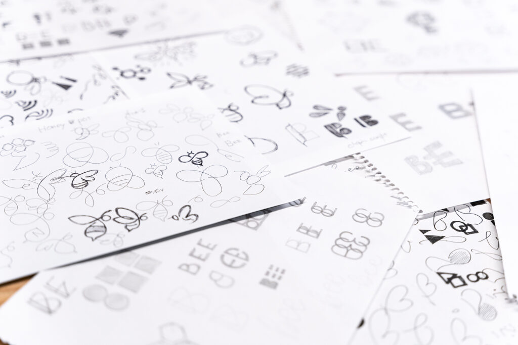 ロゴデザインの過程